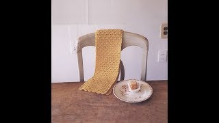 Вязание крючком. Шарф Ракушки Вязание крючком. Шарф Ракушки