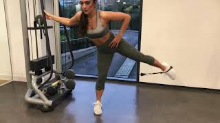 CABLE LATERAL KICK BACK