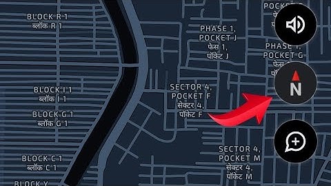 Map mein compass use kaise kare, How to use compass in Map