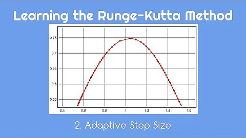 Learning the Runge-Kutta Method 2. Adaptive Step Size