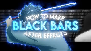 SMOOTH BLACK BARS in After Effects: Tutorial