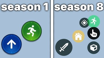 Season 1 VS season 8.. (mobile buttons)