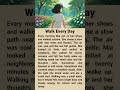 walk every day #learnenglish #studioghibli #readingeanglish #englishlistening #anime #gradedreader