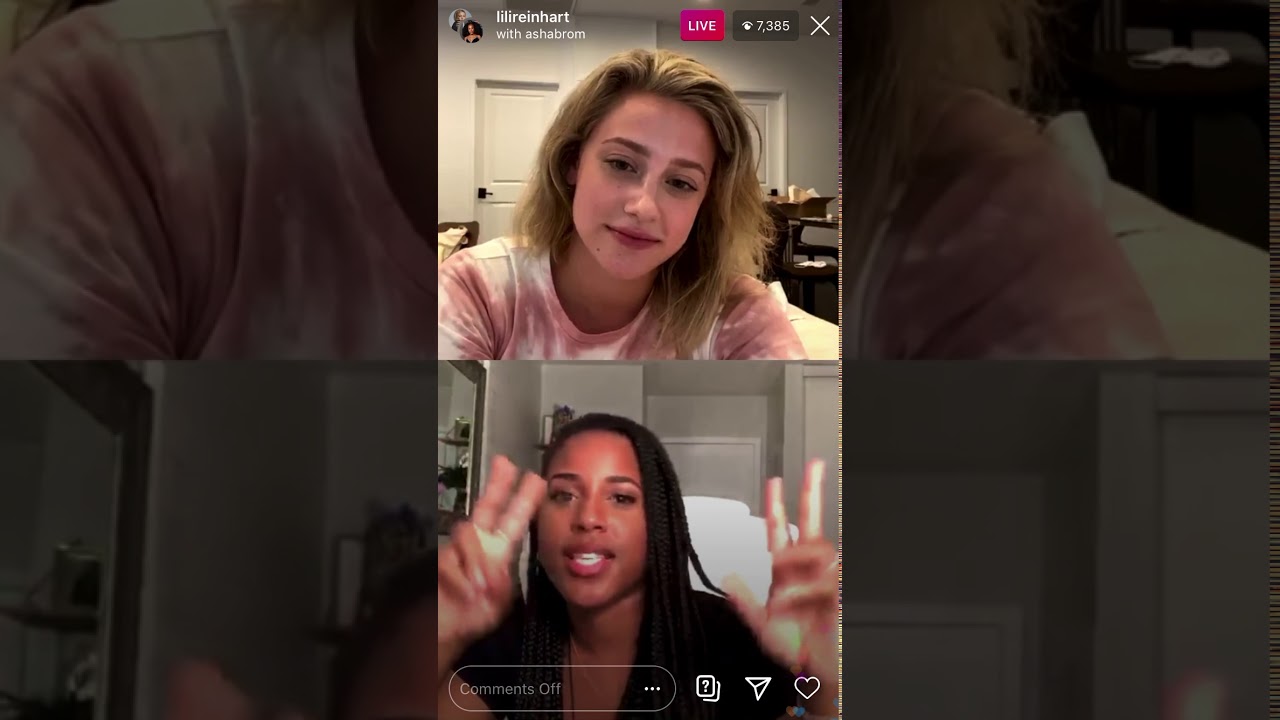 Lili Reinhart speaks about the Black Lives Matter Movement with Asha Bromfield