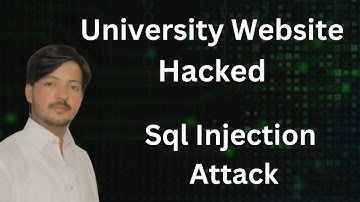 Live University Website Hacked with Sql Injection Attack | Sql Injection Attack Practical