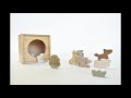皇室ご愛用品　木のおもちゃ　動物積み木