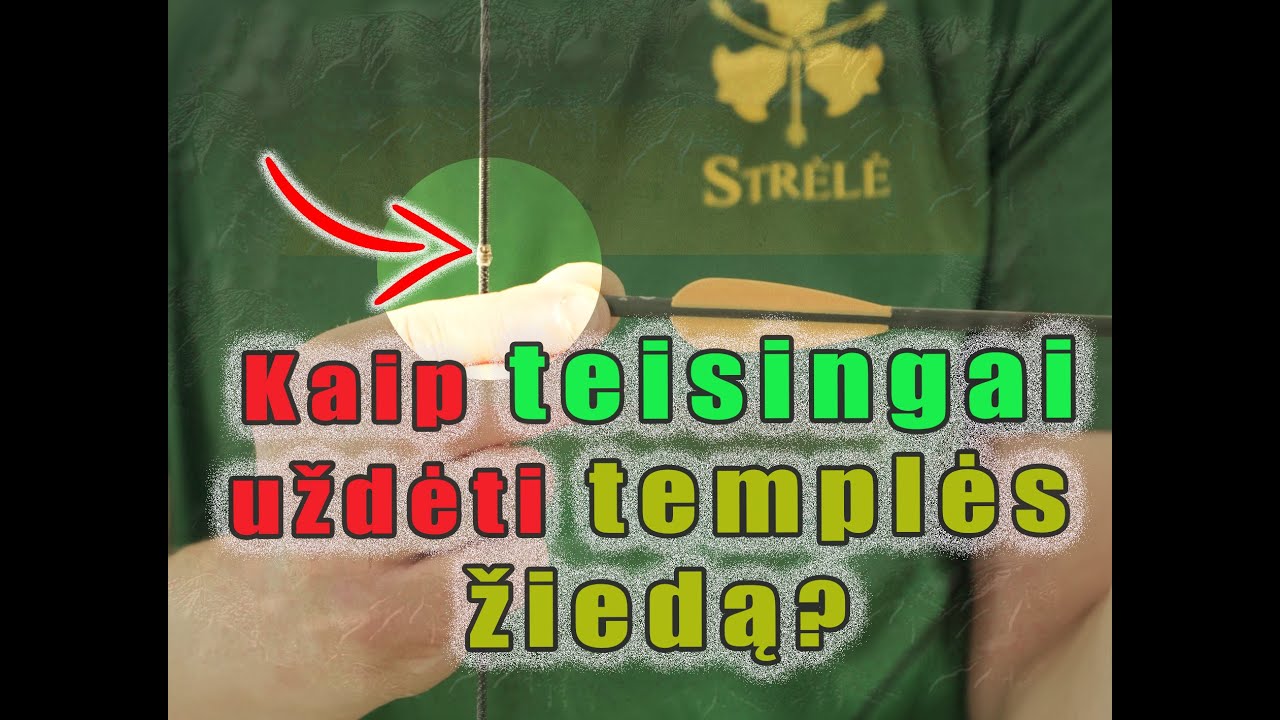Kaip teisingai uždėti templės žiedą?