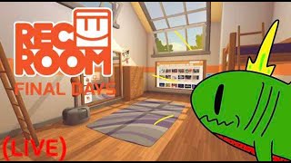 Rec Room’s Final Days! Day 23 + 24 | King Watermelon Shark (LIVE)