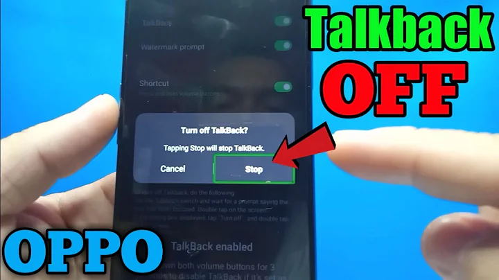 How to Turn OFF Talkback on OPPO A16 || OPPO Setting