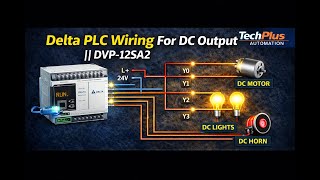 Delta Plc Wiring For Dc Output Dvp-12Sa2