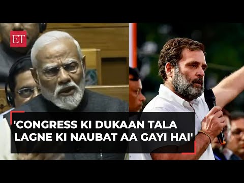 'Congress ki dukaan tala lagne ki naubat aa gayi hai': PM Modi attacks Congress, Rahul Gandhi Episode cover
