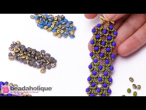 Show & Tell: Czech Glass Fool's Gold Finish SuperDuo Beads