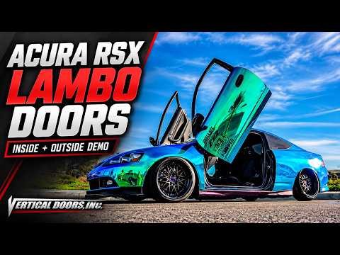 2002-2006 Acura RSX Lambo Door Kit | Inside & Outside Demo | Vertical Doors, Inc.