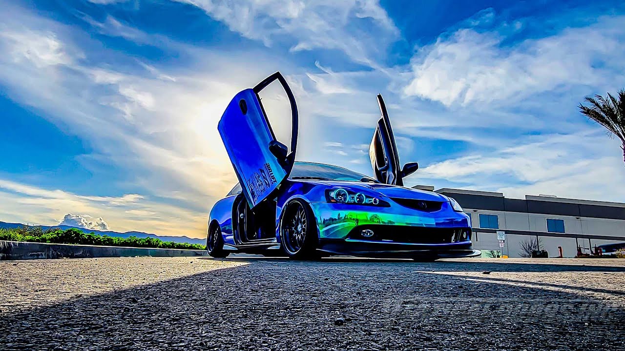 Lambo Door Kit for the Acura RSX manufactured and Installed by Vertical Doors Inc in California