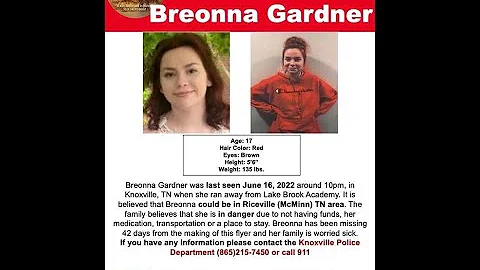 17 YEAR OLD BREONNA GARDNER HAS BEEN MISSING FOR 4...