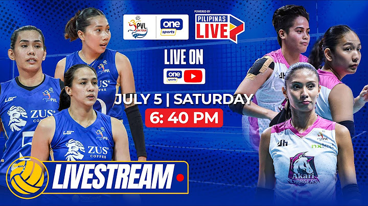 LIVE: ZUS COFFEE vs. AKARI | 2025 PVL ON TOUR | July 5, 2025