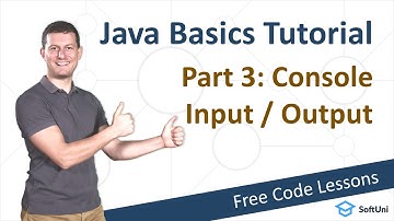 [3/9] Java Basics Tutorial – Console Input / Output