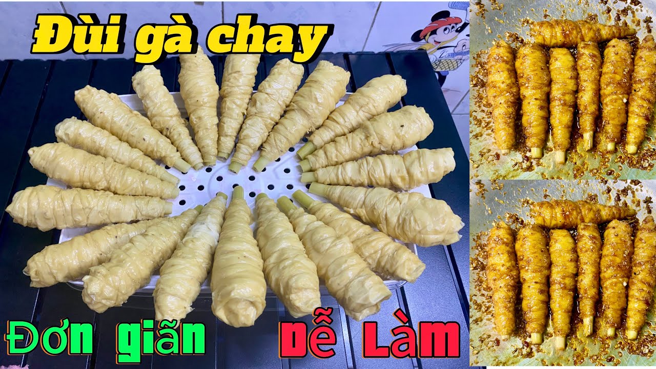 Cách làm đùi gà chay đơn giản bằng tàu hủ ky