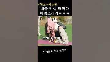 배를 만질 때마다 비명소리가ㅋㅋㅋㅋ 아이브 가을 레이 