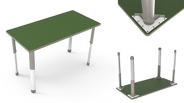 School activity table assembly instruction