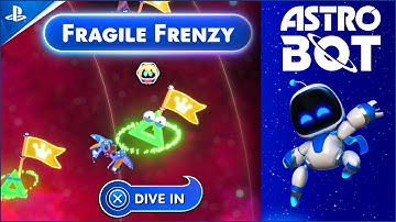 Astro Bot Fragile Frenzy Secret Level. Lost Triangle Void. Astro Bot Challenges.