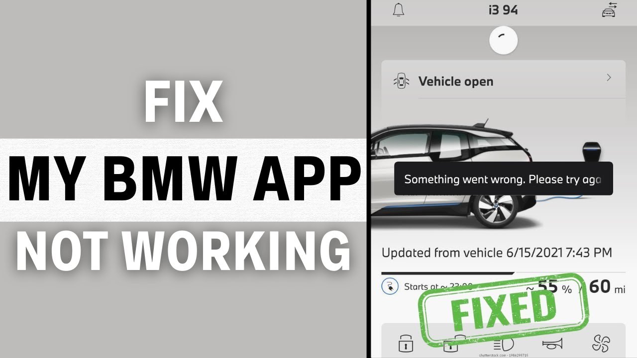 My BMW App Not Working: How to Fix My BMW App Not Working - YouTube
