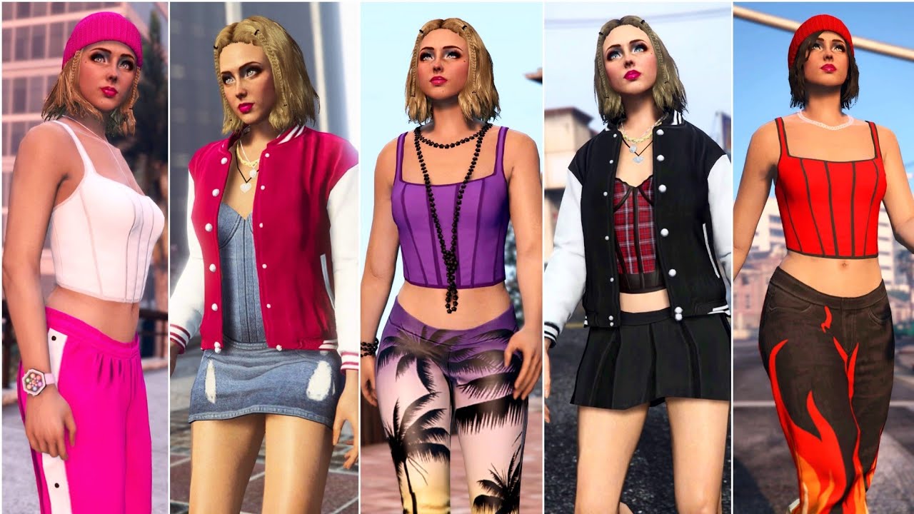 GTA V, 25+ Adorable Female Corset Outfits 🌺