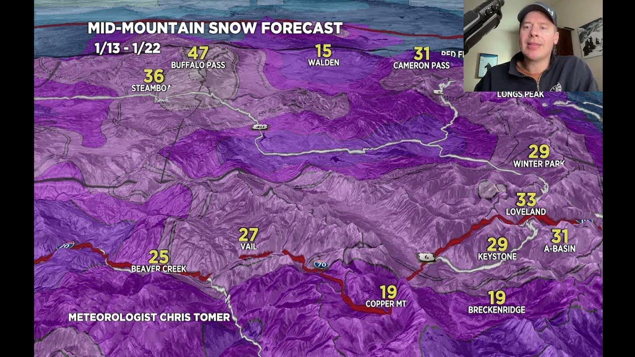 AM Mountain Weather Update 1/13, Meteorologist Chris Tomer YouTube