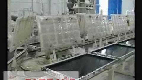AUTOMATIC CEILING PRODUCTION LINE - FARRAUS TECHNOLOGY FOR GYPSUM INDUSTRY
