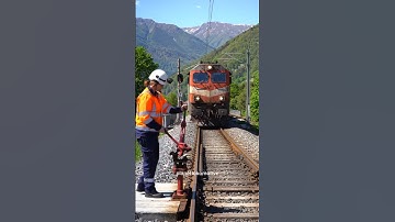 Old Railway Switches and Train Braking Systems #train #railway #shorts
