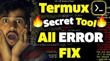 How To Fix All Error in Termux | 2023
