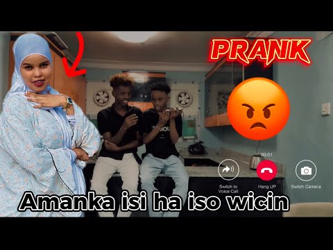 Prank ilhan aan ku sameye maxa nag kala qabsady 😡🤬