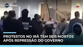 Ano Novo no Irã tem protestos e repressão violenta; seis pessoas morreram | #SBTBrasil