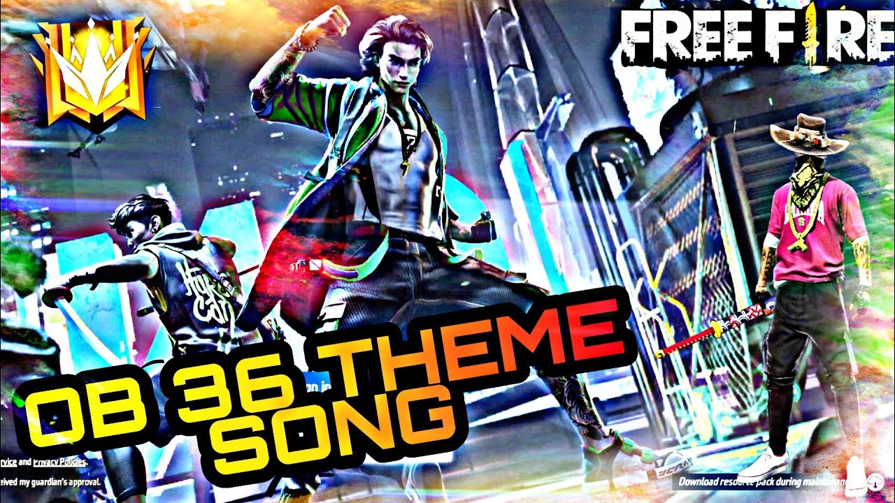 FF OB36 Update Full Theme Song Garena Free Fire | FF New Update 2022 | Lobby Song Garena Free Fire 😈