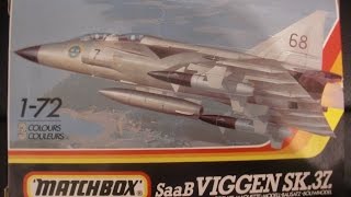 Matchbox 1:72 SaaB Viggen SK.37. (Part 1)