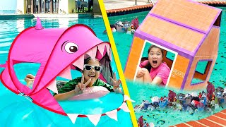 Tổng Hợp Bể Bơi Kỳ Quặc ❤ Làm Bể Bơi Cho Thú Cưng ❤ Trang Vlog