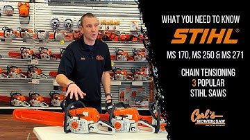 How to Tension Your Chain on Your Stihl Chainsaw