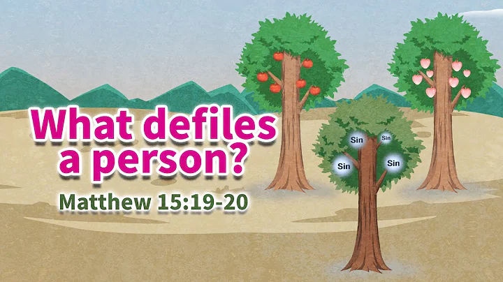 [weekend bible verse] What defiles a person? (Matthew 15:19-20)
