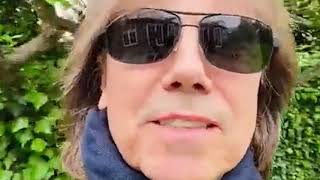 Joey Tempest sends some good wishes to the band The 8:48