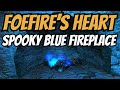 Foefire's Heart Spooky Blue Fireplace | 4 Hours ⬥ 2560p60 ⬥ Guild Wars 2