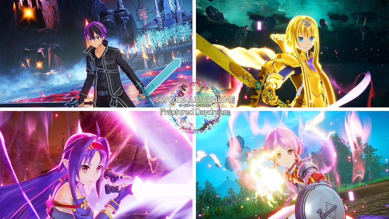 SWORD ART ONLINE Fractured Daydream — все основные персонажи / все персонажи