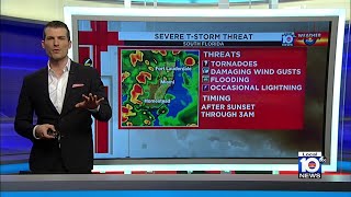 High winds, heavy weather arrives in South Florida screenshot 2