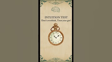 Intuition test🧠