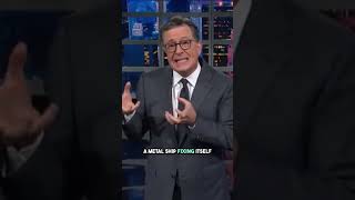 Stephen Colbert Reacts to Hellfire Missile UFO Video 🚀🛸 | UAP Hearing Shocker