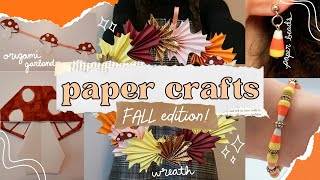 Paper Crafts to make this Fall! EASY DIYs using things you have AT HOME! by Megan Weller 26,628 views 1 year ago 8 minutes, 37 seconds