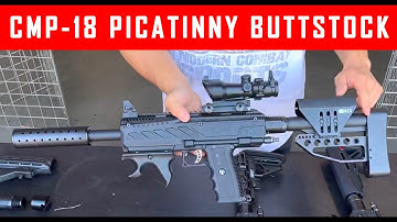 Tippmann TIPX CMP-18 1913 Picatinny Rail Buffer Buttstock Works On Sig MPX, Sig MCX, Sig P556XI #MCS