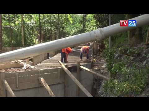 სანიაღვრე არხების მოწყობის სამუშაოები