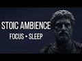Stoic Ambience for Focus, Discipline & Sleep | 24/7 Live