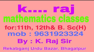 LECTURE -15 VECTOR CLASS 12th by:- k....raj mathematics classes