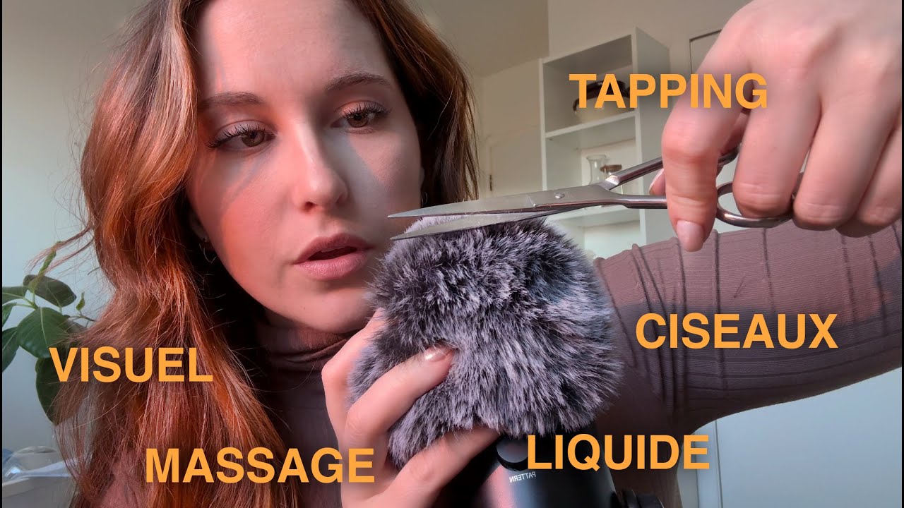 ASMR - SANS mouth sounds.... 🤫 💤 (ciseaux, tapping, chuchotement, écriture, etc)